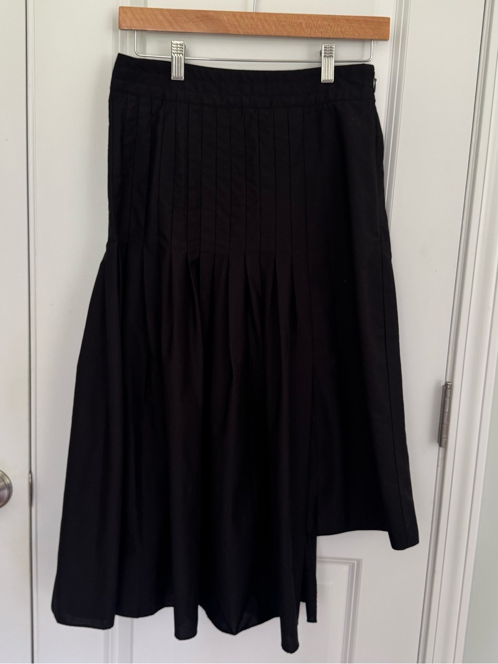 Banana Republic Pleated Asymmetrical Midi Skirt - Picture 2 of 9